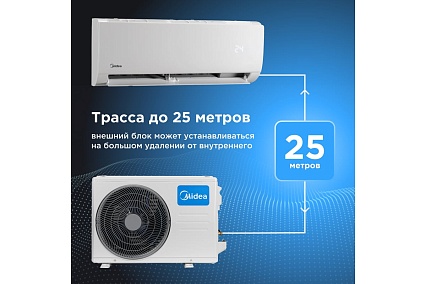 Сплит-система Midea с Wi-Fi контроллером MSFRW-24HRN8