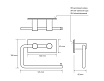 Держатель туалетной бумаги Bemeta Easy 163112221 полированная сталь