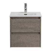 Мебель для ванной BelBagno Kraft 50 см, 2 ящика Cemento Grigio