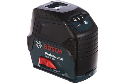 Комбинированный лазерный нивелир Bosch GCL 2-50 + RM1 + BM3 + LR6 + кейс 0.601.066.F01