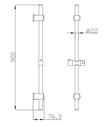 Душевая стойка Esko SR922