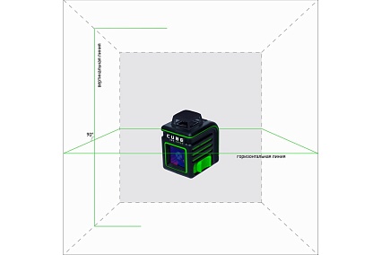 Лазерный уровень ADA CUBE 360 GREEN Basic Edition А00672