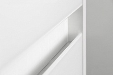 Шкаф пенал Style Line Монако Plus 36 см осина белая/бел лакобель ЛС-00000672