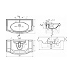 Раковина Caprigo Ретро 100 см