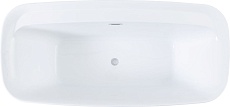 Акриловая ванна Aquanet Family Fine 170x78 см, 95778-MW-MB белый матовый/черный матовый