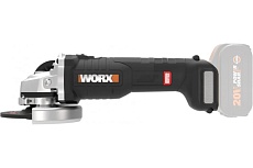 Угловая бесщёточная аккумуляторная шлифмашина Worx 115 мм, 20В, 4Ач х1, ЗУ 2А WX813