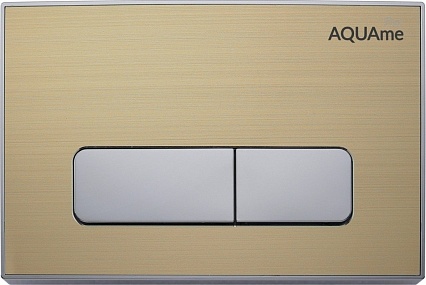 Кнопка смыва AQUAme AQM4105G золото