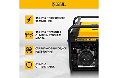 Бензиновый генератор Denzel PS 80 EA, 8,0 кВт, 230В, 25л 946924