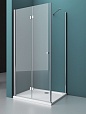 Душевой уголок BelBagno ALBANO-ASH-1-90/100-C-Cr 90x100 прозрачный, хром