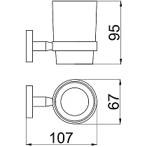 Держатель для стакана Allen Brau Priority 6.31002-MG графит брашированный