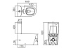 Унитаз-компакт Arrow AB2231H/AS8231D безободковый