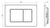 Кнопка смыва Charus Robusto FP.310.BSS.05 сталь матовая