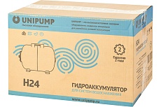 Гидроаккумулятор горизонтальный (24 л) UNIPUMP 58447