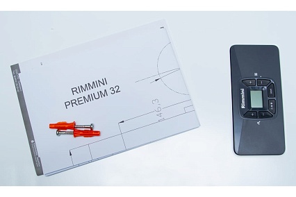 Газовый настенный котел Rimmini Premium DT18 2-х контурный, с дисплеем Rim18P