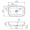 Раковина Акватон Лола 60 см графит 1A73313KLK210