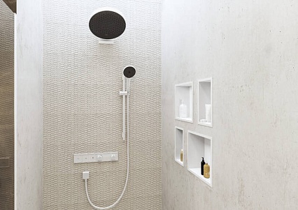 Шланговое подключение Hansgrohe Fixfit Square 26455700 матовый белый