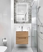 Тумба с раковиной BelBagno Etna 50 см, 2 ящика Rovere Bianco