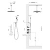 Душевой набор Timo Saona SX-2399/03SM с термостатом, черный