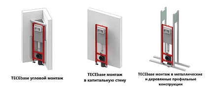 Инсталляция для унитаза TECEBase 9400440 ширина 320 мм, высота 1120 мм NEW