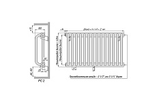 Радиатор КЗТО PC 2-500-14 3/4