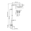 Душевая стойка WasserKRAFT A188.163.155.WM Thermo с термостатом, белый матовый