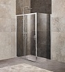 Душевой уголок BelBagno Unique 110-125x100 прозрачный, хром