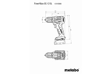 Аккумуляторная дрель-шуруповерт Metabo PowerMaxx BS 12 BL 601038800