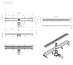 Душевой лоток Am.Pm MasterFlow W01SC-P11-080-01BM 80 см, комб.затвор, решетка черный матовый