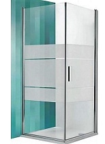 Боковая стенка Roltechnik Tower Line TBL 90 см, прозрачное стекло с матовой полосой, левая