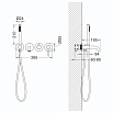 Смеситель для ванны Timo Saona 2314/00YSM с душем, хром