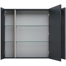 Зеркальный шкаф Aquanet Алвита New 100 см антрацит 00277543