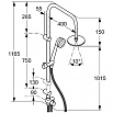 Душевая стойка Kludi Dual Shower System 6609005-00