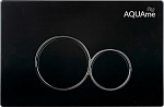 Кнопка смыва AQUAme AQM4101B черный