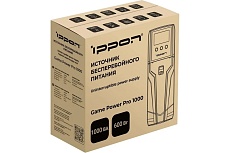 Источник бесперебойного питания Ippon Game Power Pro 1000 600Вт 1000ВА черный 1908308