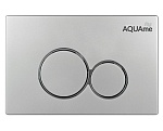 Кнопка смыва AQUAme AQM4101S сатиновый