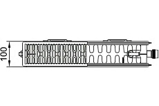 Радиатор Kermi FTV 22, 100500800, X2 Inside, R, RAL 9016 белый FTV220500801R2Z