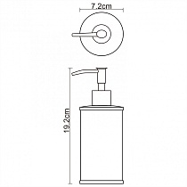 Дозатор жидкого мыла WasserKRAFT Rossel K-5799