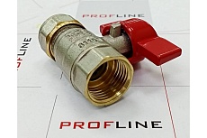 Кран шаровой для м/п труб PROFLINE цанга-гайка 16x1/2 УТ-00036227