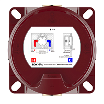 Смеситель для душа AQUAme AQM8801MB термостат, черный матовый