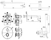 Душевой набор Paffoni Light KITLIQ019CR045 душ 22.5 см, излив 17.5 см, с термостатом, хром