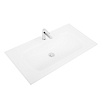 Тумба с раковиной BelBagno Kraft 100 см 1 ящик, полка Bianco Opaco