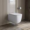 Подвесной унитаз Belbagno Luce BB076CH-TOR/SC безободковый, смыв Tornado, белый