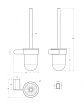 Ерш подвесной Cezares STYLUS-TBS-V-01 хром