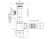 Сифон для раковины Ани Пласт С1310 11/4-40 с отводом