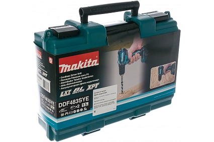 Аккумуляторная бесщеточная дрель-шуруповерт Makita DDF483SYE