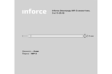 Электрод МР-3 (4 мм; 3 кг; синие) Inforce 11-05-18