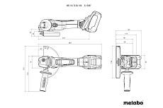 Угловая шлифмашина Metabo WB 18 LTX BL 180 613087840