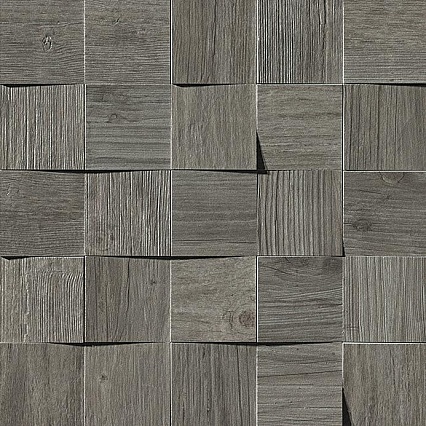 Керамогранит Atlas Concorde Axi Grey Timber Mosaico 3D 35x35 см, AMV4