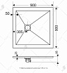 Поддон для душа RGW ST-W 90x90 каменный, комплект