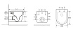 Комплект Weltwasser 10000011509 унитаз Salzbach 043 GL-WT + инсталляция Marberg 410 + кнопка Mar 410 RD GL-WT